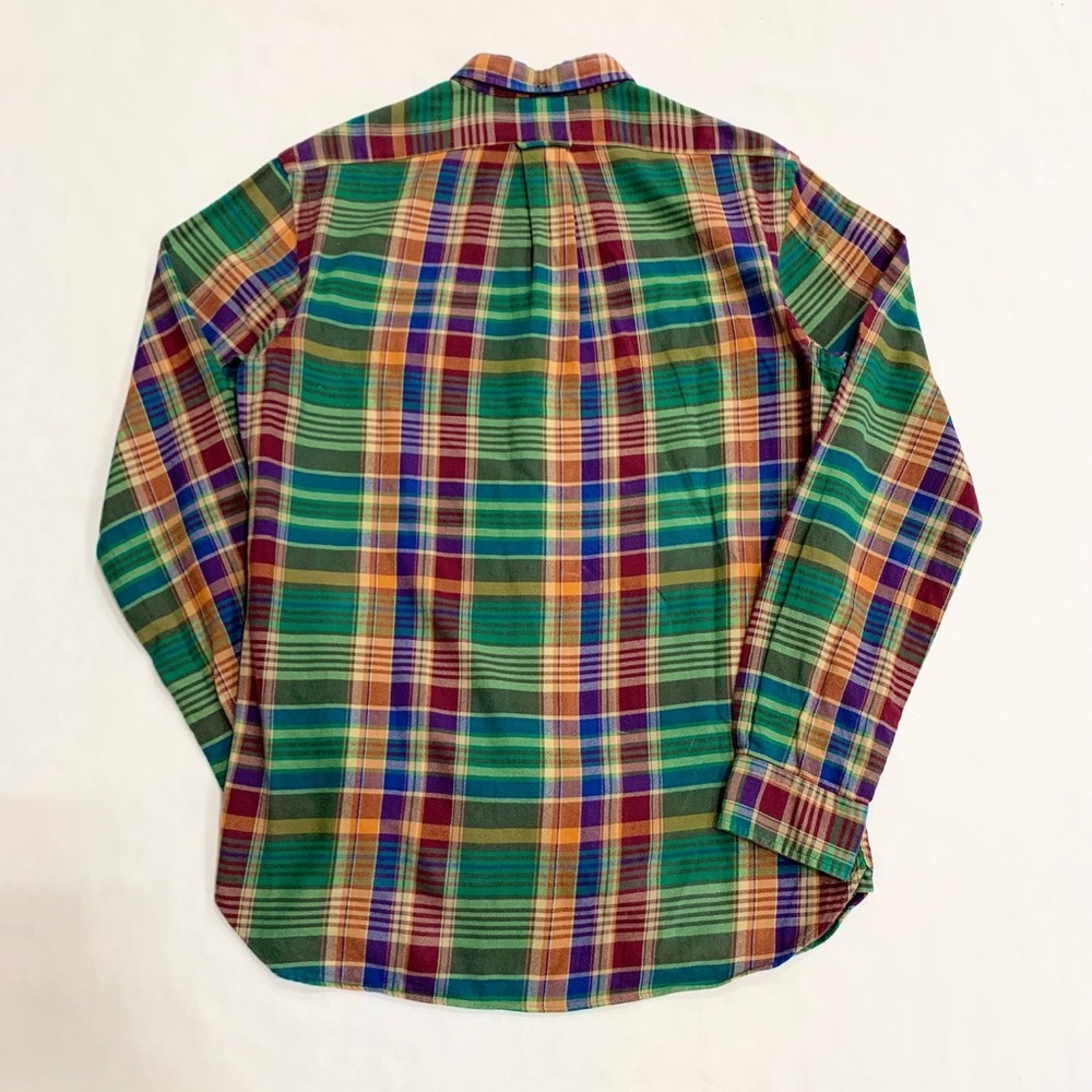Vintage Ralph Lauren Multicolor Plaid Men's Shirt large - Picture 2 of 12